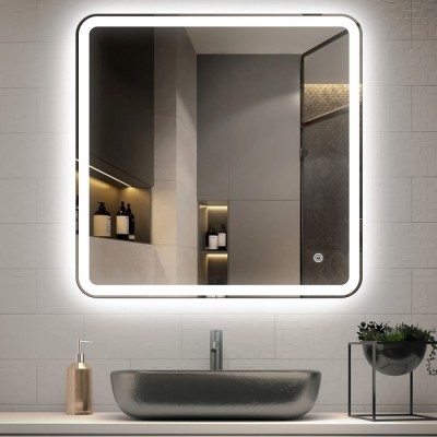 Зеркало Vincea 80x80 VLM-3VC8008 с подсветкой, сенсорный выключатель, диммер