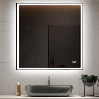Зеркало Vincea 70x70 VLM-3VN7007-2 с подсветкой и антизапотевателем, сенсор, диммер